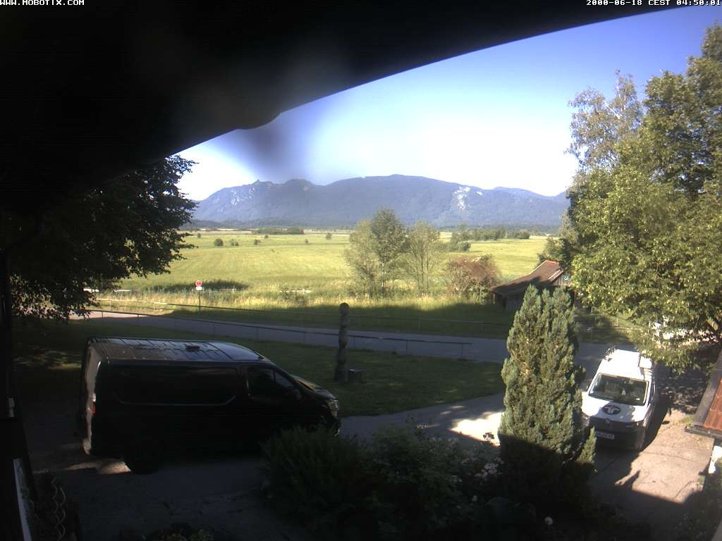 Archiv Foto Webcam Murnauer Moos am Biergarten Ähndl