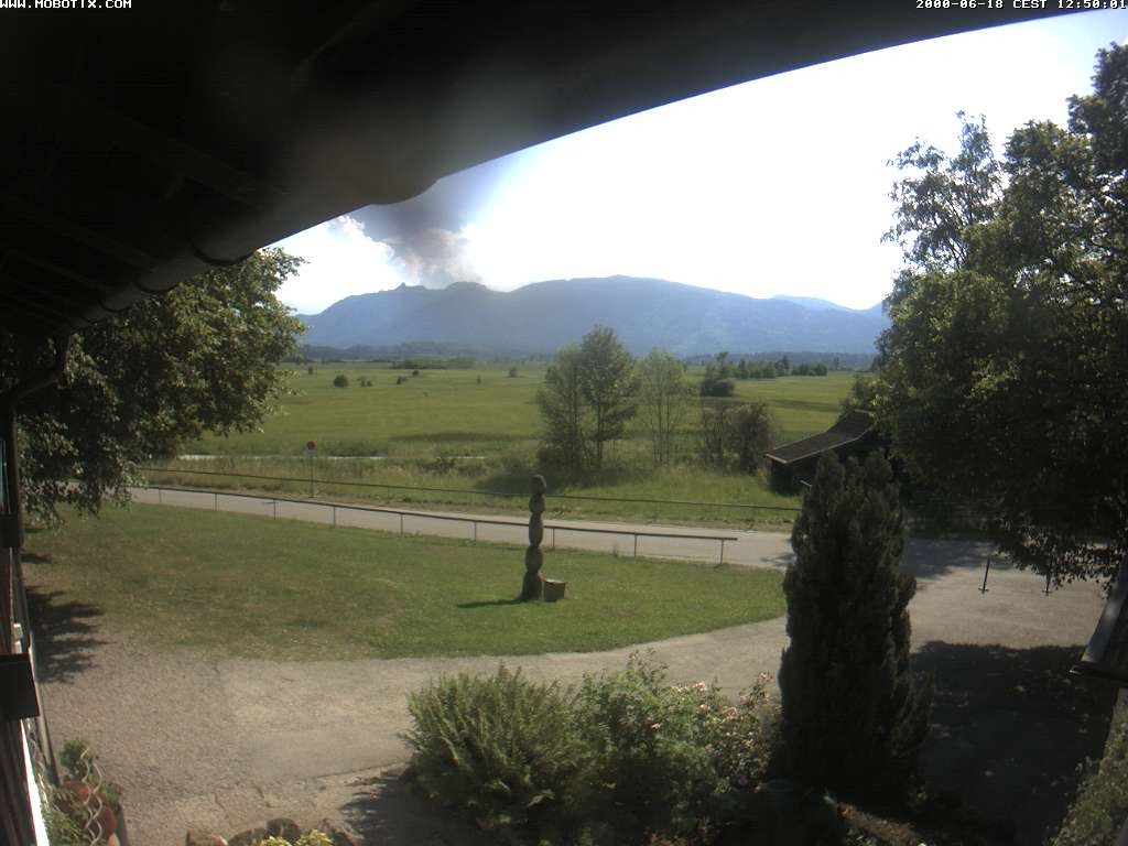 Archiv Foto Webcam Murnauer Moos am Biergarten Ähndl