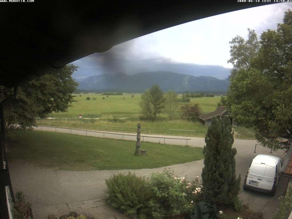 Archiv Foto Webcam Murnauer Moos am Biergarten Ähndl
