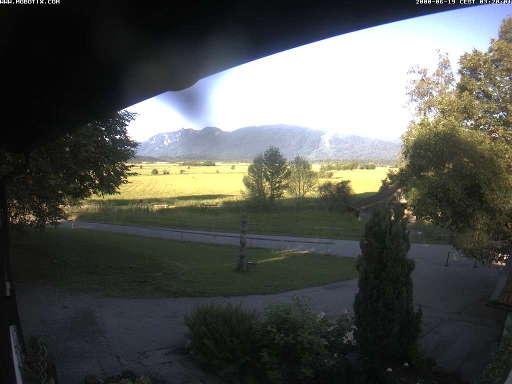 Archiv Foto Webcam Murnauer Moos am Biergarten Ähndl