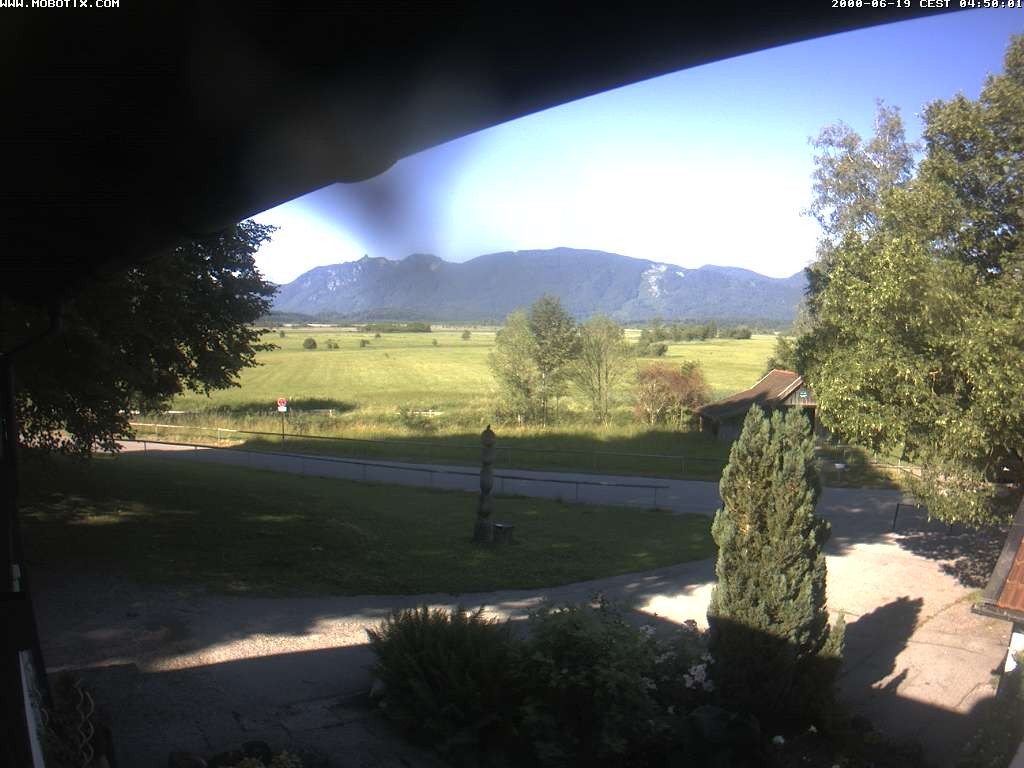 Archiv Foto Webcam Murnauer Moos am Biergarten Ähndl