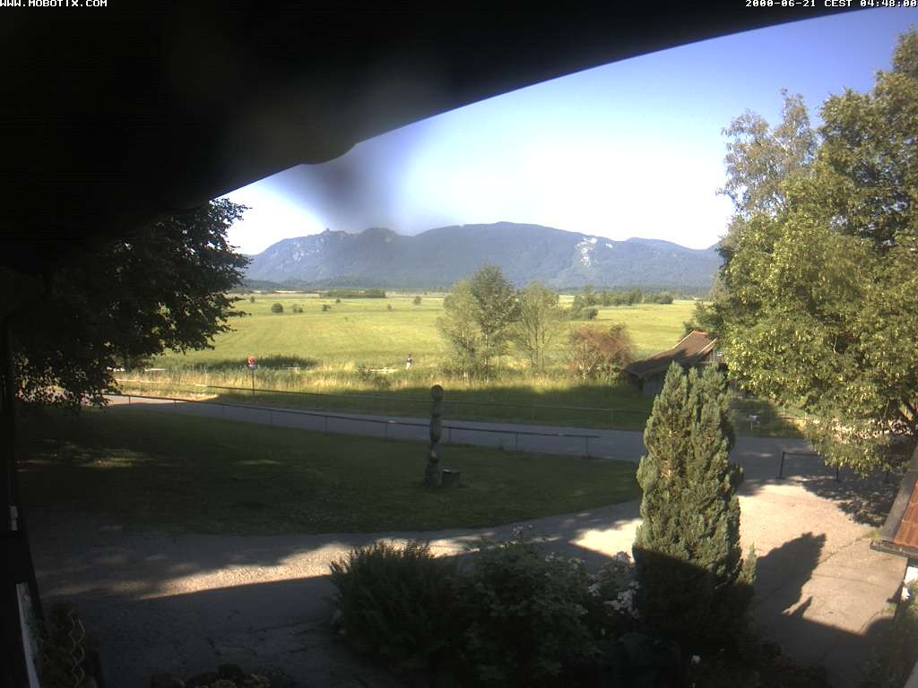 Archiv Foto Webcam Murnauer Moos am Biergarten Ähndl