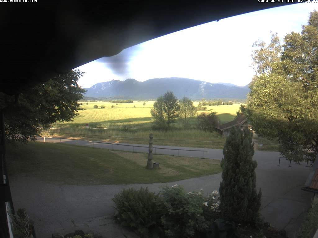 Archiv Foto Webcam Murnauer Moos am Biergarten Ähndl