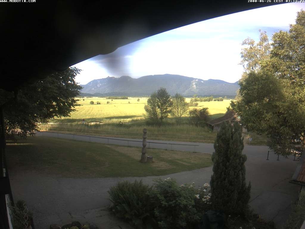 Archiv Foto Webcam Murnauer Moos am Biergarten Ähndl