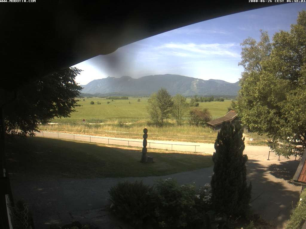 Archiv Foto Webcam Murnauer Moos am Biergarten Ähndl