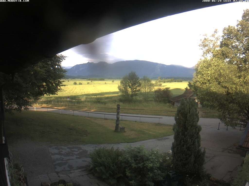 Archiv Foto Webcam Murnauer Moos am Biergarten Ähndl
