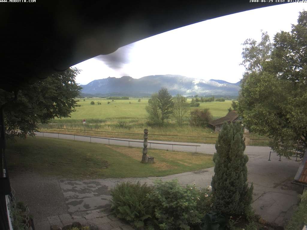 Archiv Foto Webcam Murnauer Moos am Biergarten Ähndl