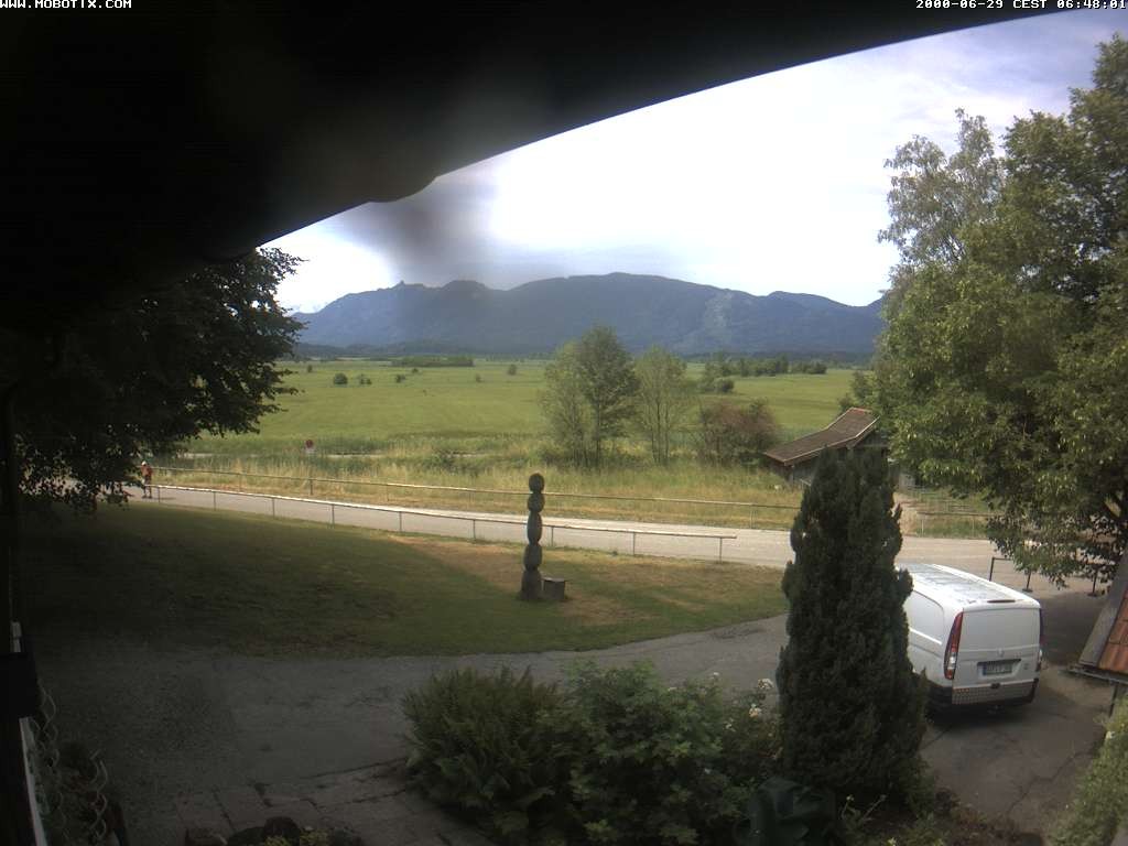 Archiv Foto Webcam Murnauer Moos am Biergarten Ähndl