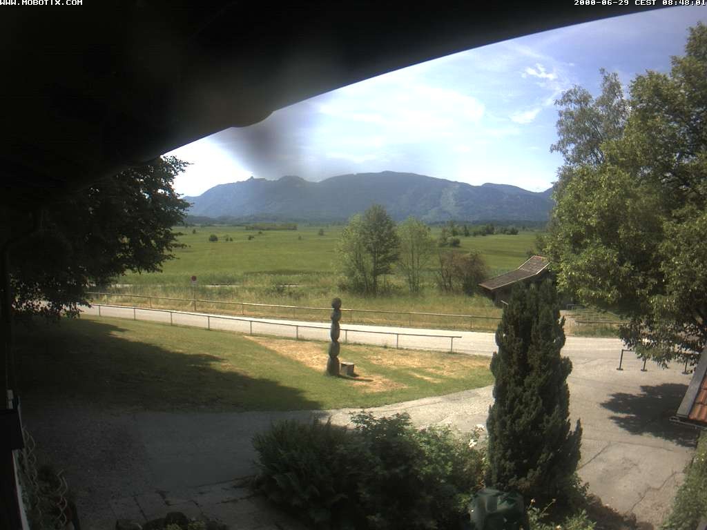 Archiv Foto Webcam Murnauer Moos am Biergarten Ähndl