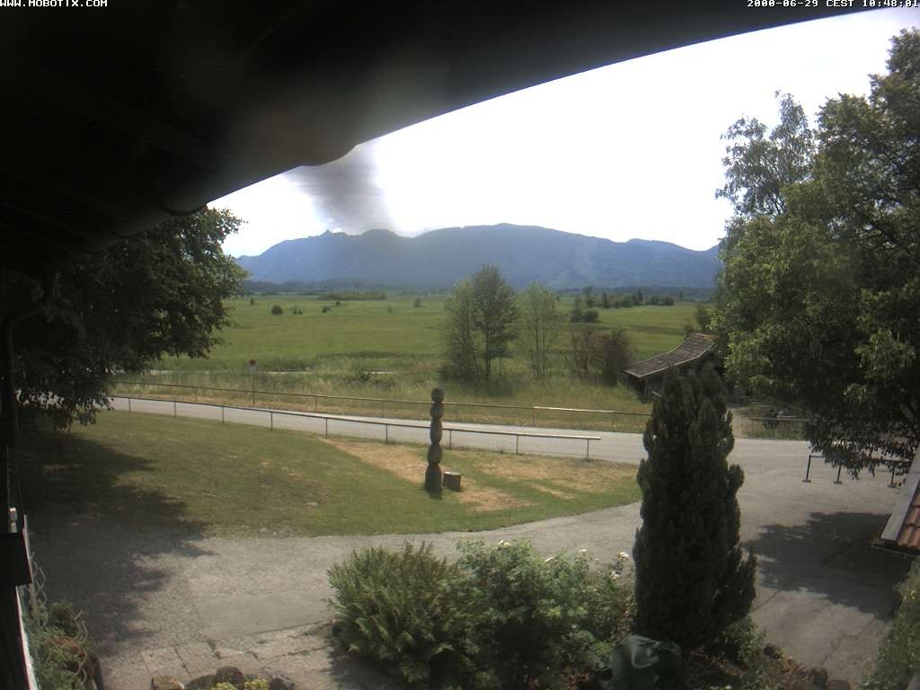 Archiv Foto Webcam Murnauer Moos am Biergarten Ähndl