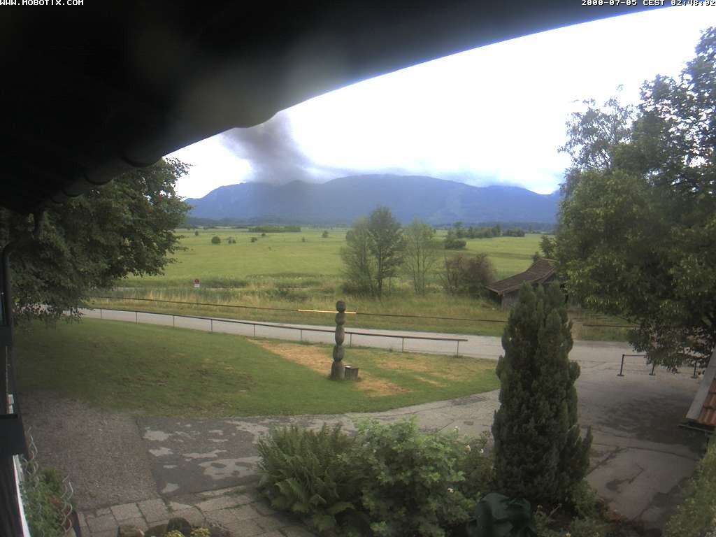 Archiv Foto Webcam Murnauer Moos am Biergarten Ähndl