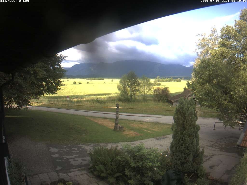 Archiv Foto Webcam Murnauer Moos am Biergarten Ähndl