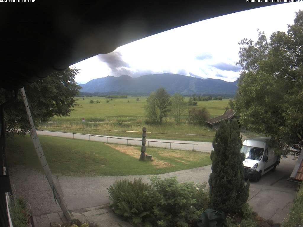Archiv Foto Webcam Murnauer Moos am Biergarten Ähndl