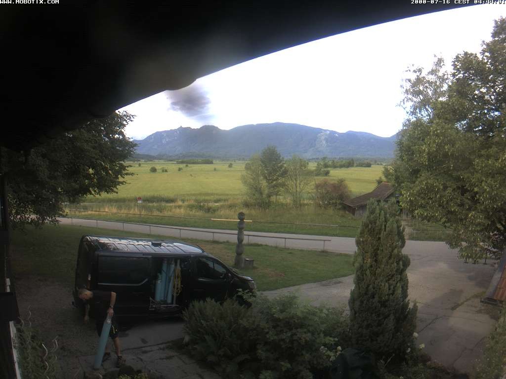 Archiv Foto Webcam Murnauer Moos am Biergarten Ähndl
