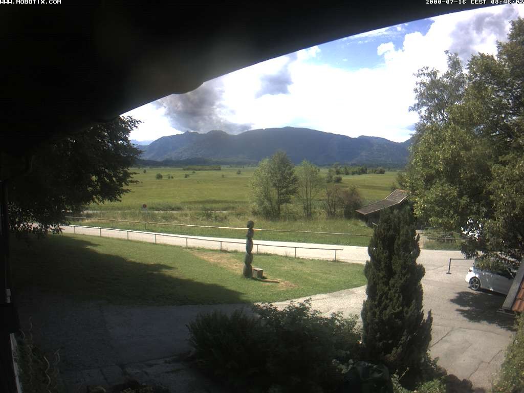 Archiv Foto Webcam Murnauer Moos am Biergarten Ähndl