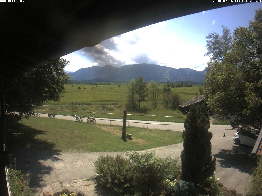 Archiv Foto Webcam Murnauer Moos am Biergarten Ähndl