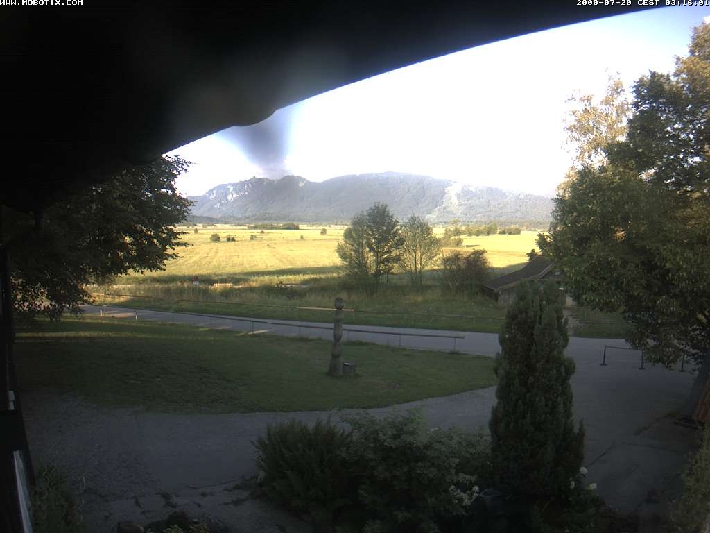 Archiv Foto Webcam Murnauer Moos am Biergarten Ähndl