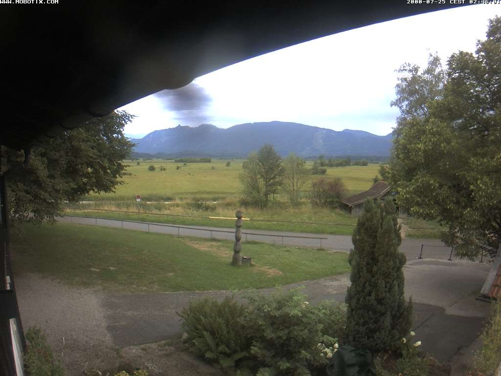 Archiv Foto Webcam Murnauer Moos am Biergarten Ähndl