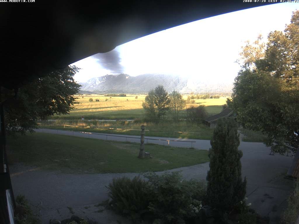 Archiv Foto Webcam Murnauer Moos am Biergarten Ähndl