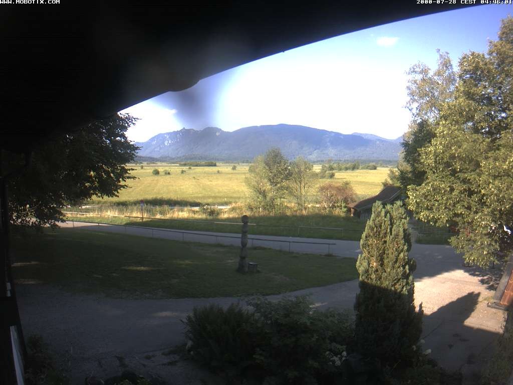 Archiv Foto Webcam Murnauer Moos am Biergarten Ähndl