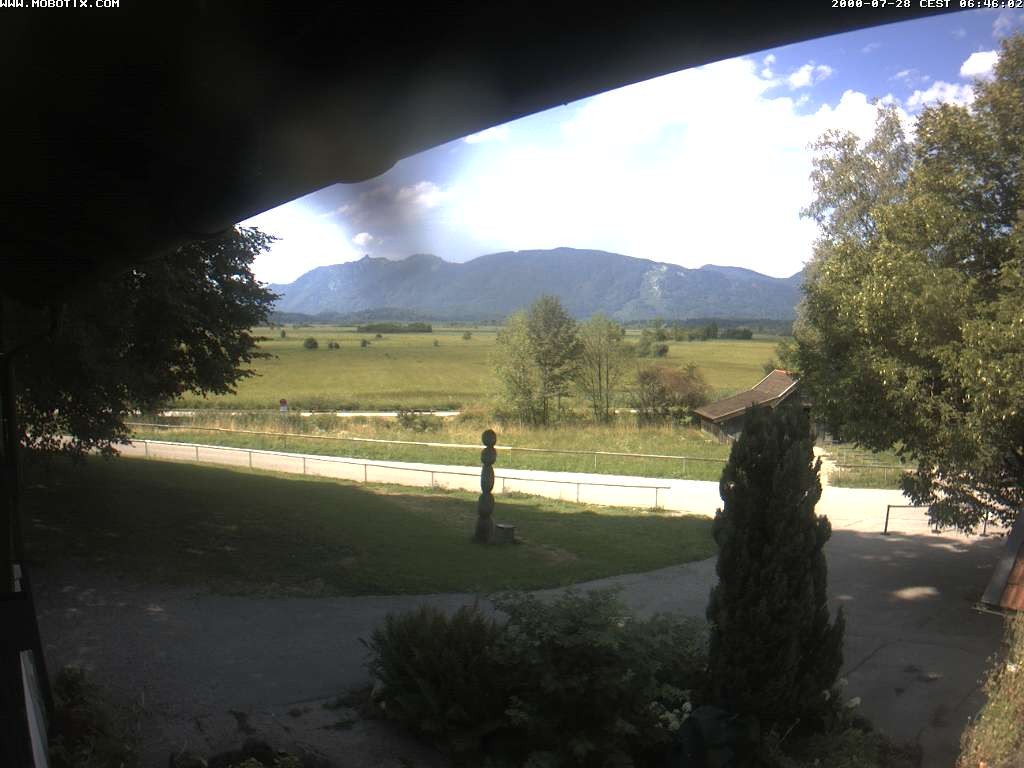 Archiv Foto Webcam Murnauer Moos am Biergarten Ähndl