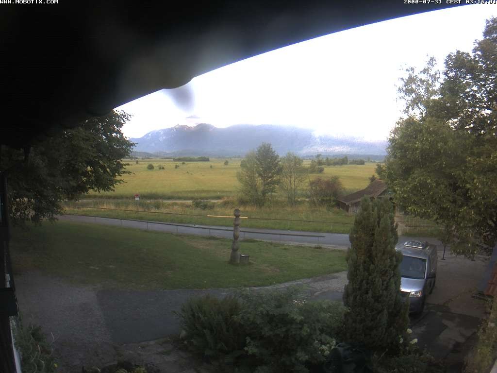Archiv Foto Webcam Murnauer Moos am Biergarten Ähndl