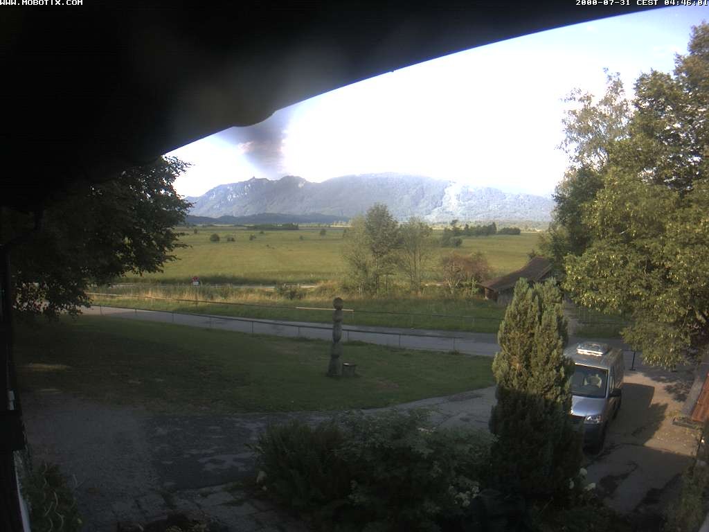 Archiv Foto Webcam Murnauer Moos am Biergarten Ähndl