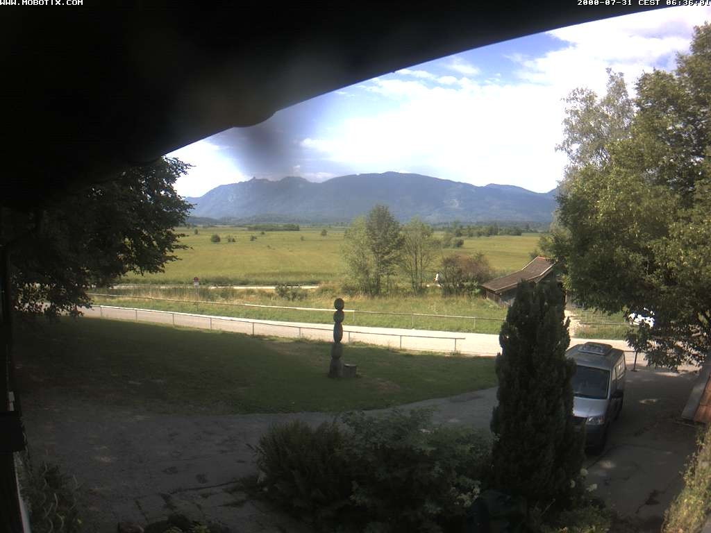 Archiv Foto Webcam Murnauer Moos am Biergarten Ähndl