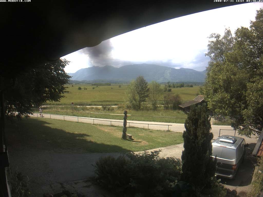 Archiv Foto Webcam Murnauer Moos am Biergarten Ähndl