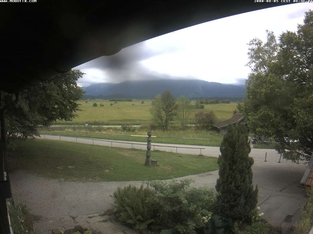 Archiv Foto Webcam Murnauer Moos am Biergarten Ähndl