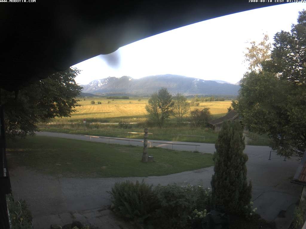 Archiv Foto Webcam Murnauer Moos am Biergarten Ähndl