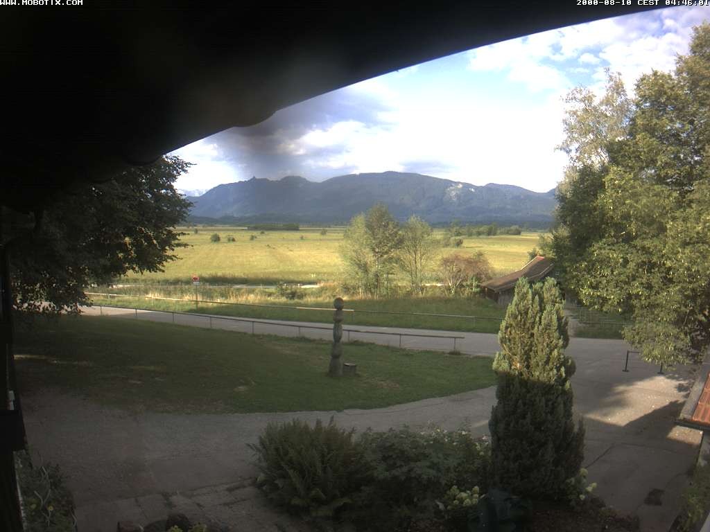 Archiv Foto Webcam Murnauer Moos am Biergarten Ähndl