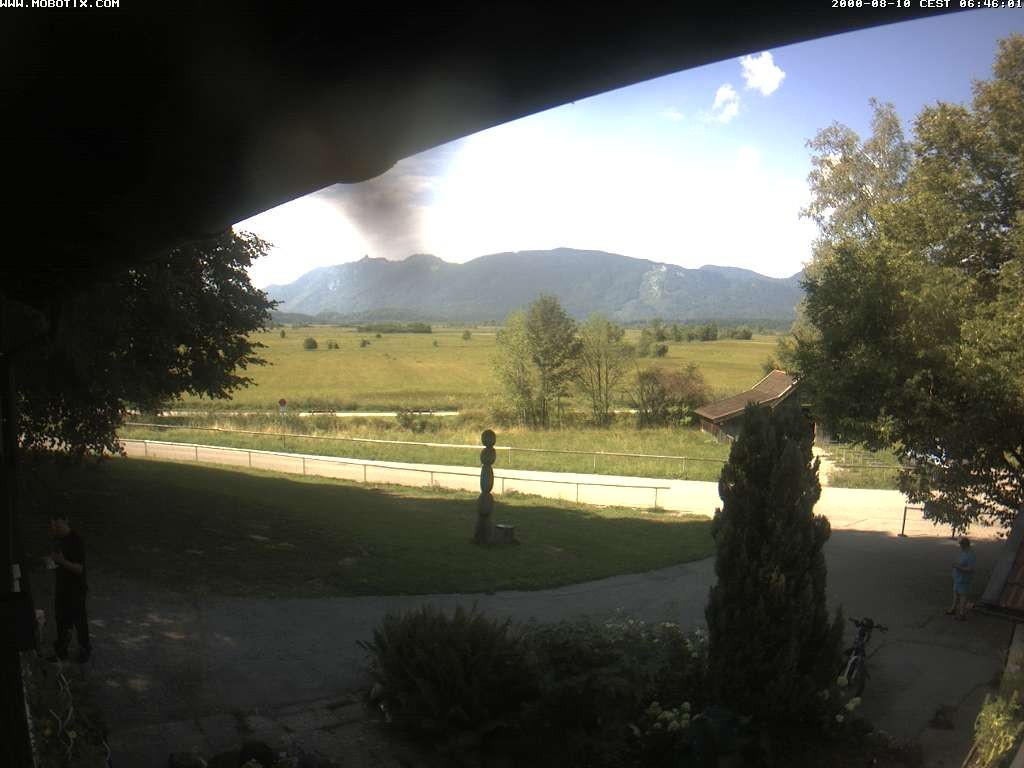 Archiv Foto Webcam Murnauer Moos am Biergarten Ähndl