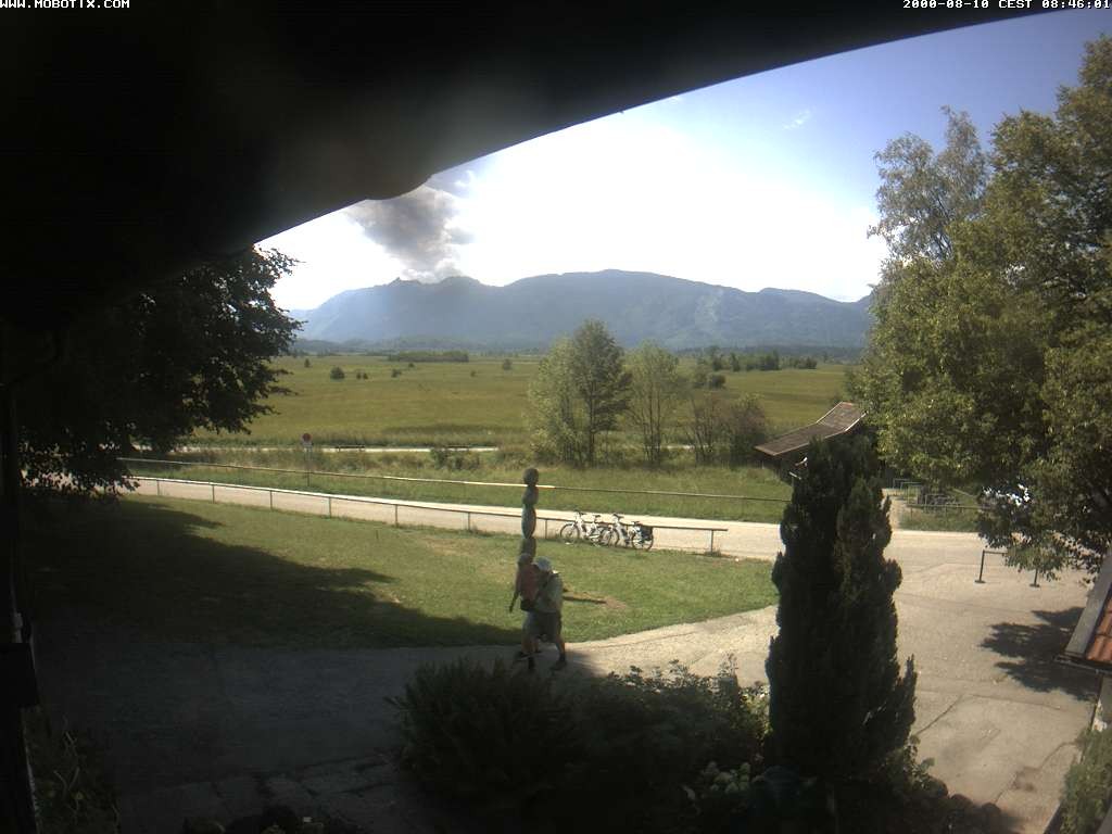 Archiv Foto Webcam Murnauer Moos am Biergarten Ähndl