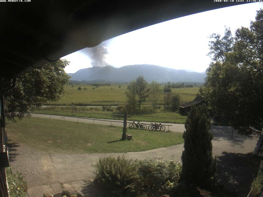 Archiv Foto Webcam Murnauer Moos am Biergarten Ähndl