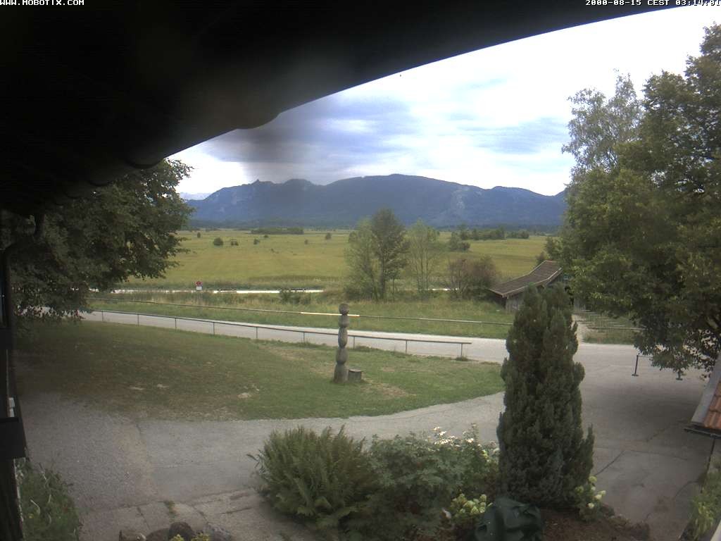Archiv Foto Webcam Murnauer Moos am Biergarten Ähndl