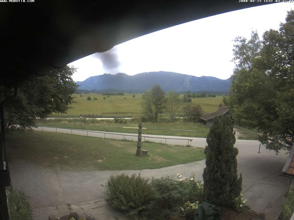 Archiv Foto Webcam Murnauer Moos am Biergarten Ähndl