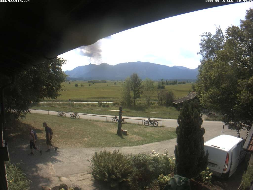 Archiv Foto Webcam Murnauer Moos am Biergarten Ähndl