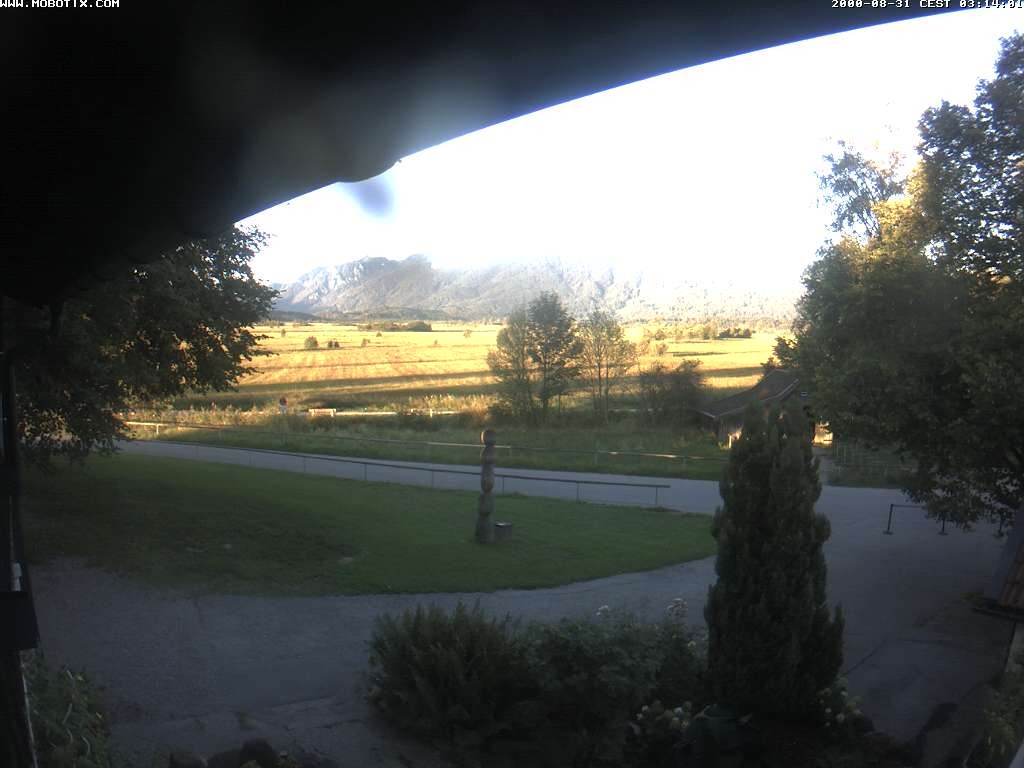 Archiv Foto Webcam Murnauer Moos am Biergarten Ähndl