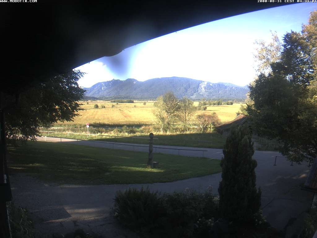 Archiv Foto Webcam Murnauer Moos am Biergarten Ähndl