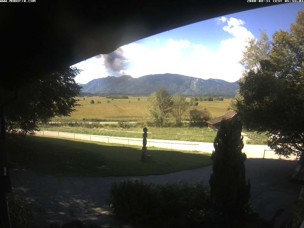 Archiv Foto Webcam Murnauer Moos am Biergarten Ähndl