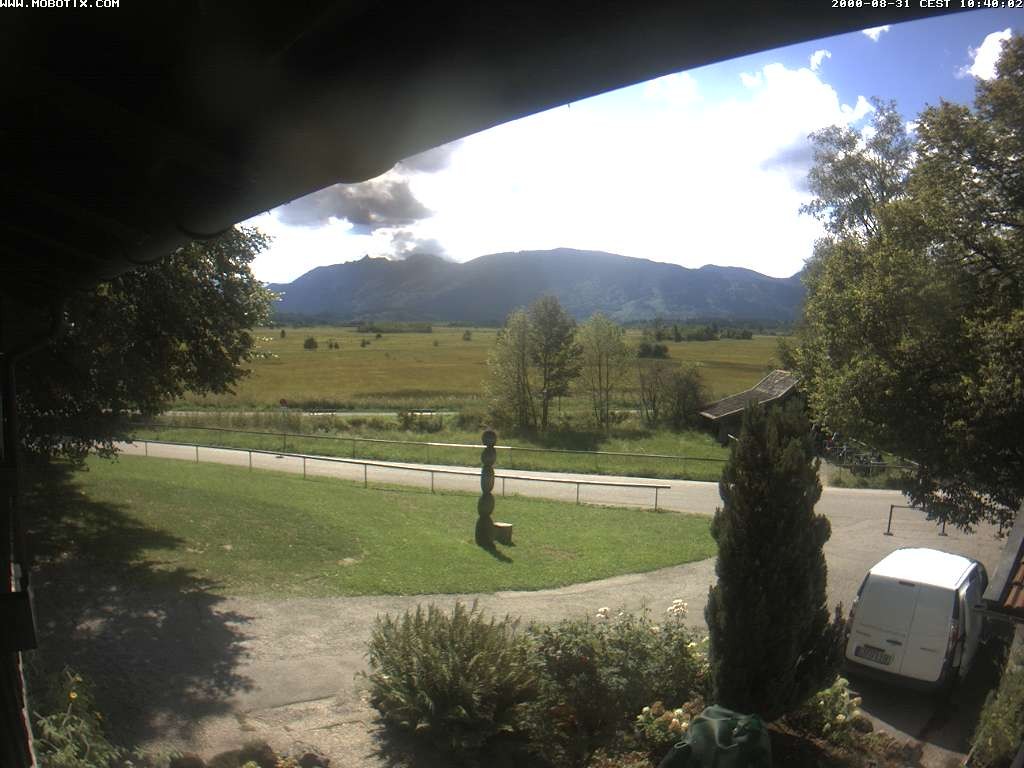 Archiv Foto Webcam Murnauer Moos am Biergarten Ähndl