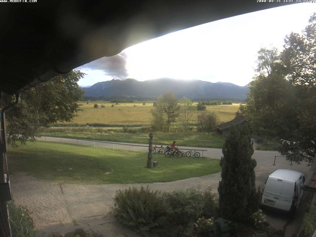 Archiv Foto Webcam Murnauer Moos am Biergarten Ähndl