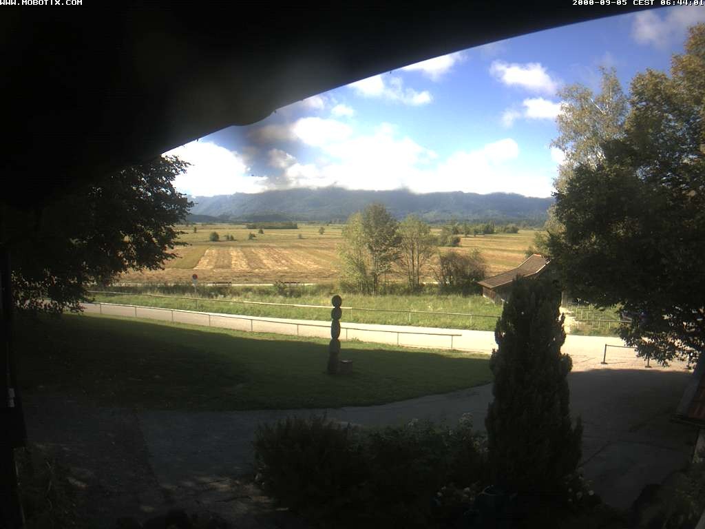 Archiv Foto Webcam Murnauer Moos am Biergarten Ähndl
