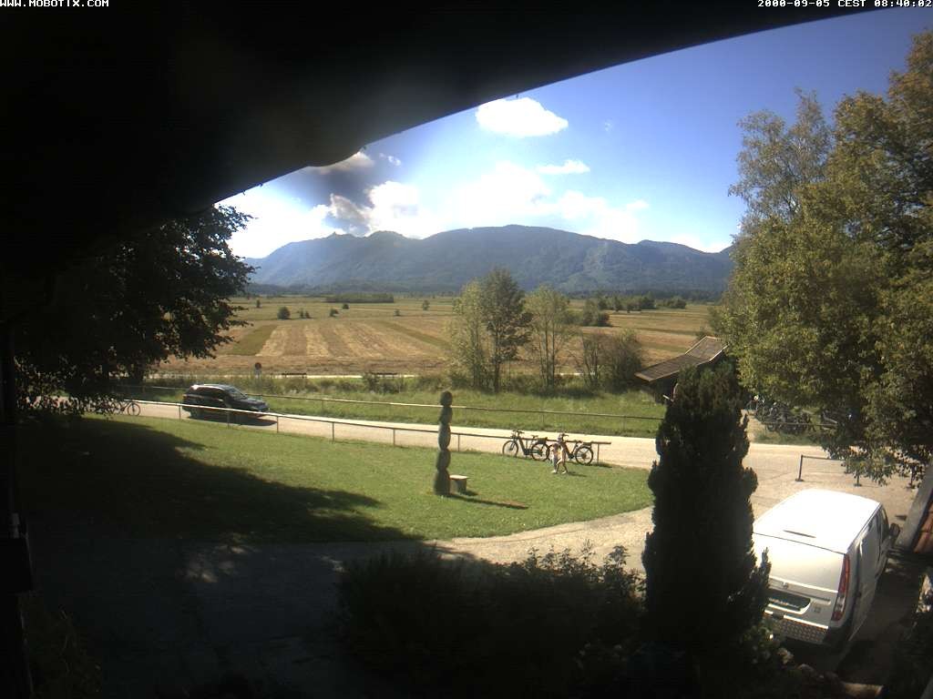 Archiv Foto Webcam Murnauer Moos am Biergarten Ähndl