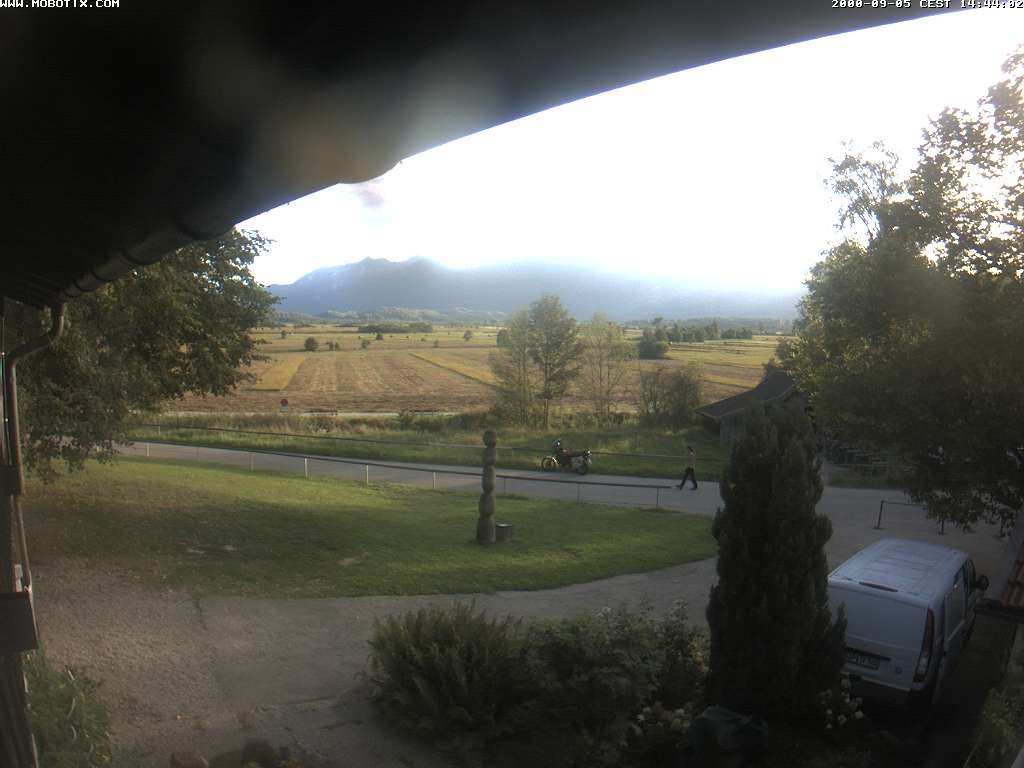 Archiv Foto Webcam Murnauer Moos am Biergarten Ähndl