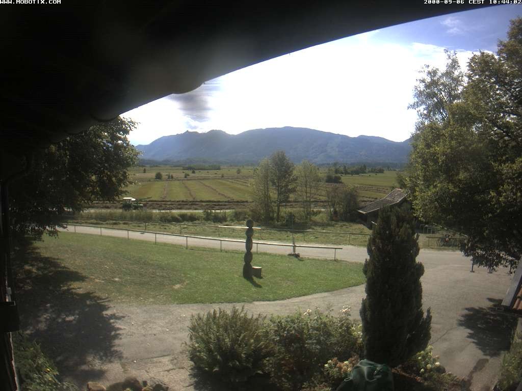 Archiv Foto Webcam Murnauer Moos am Biergarten Ähndl
