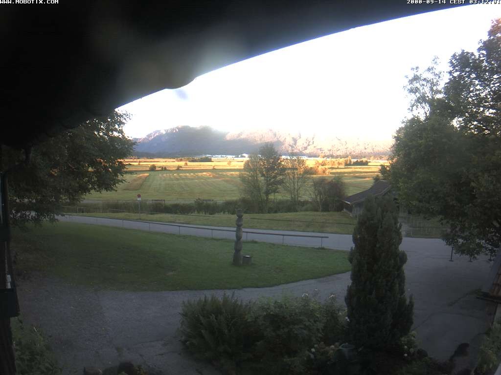 Archiv Foto Webcam Murnauer Moos am Biergarten Ähndl
