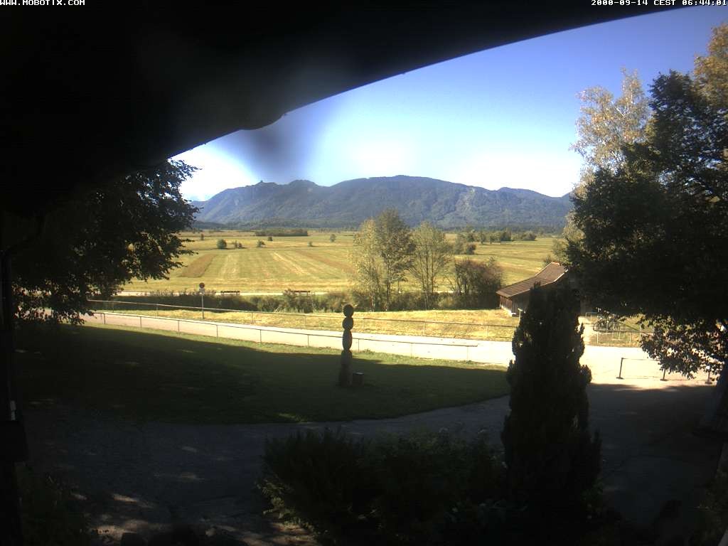 Archiv Foto Webcam Murnauer Moos am Biergarten Ähndl