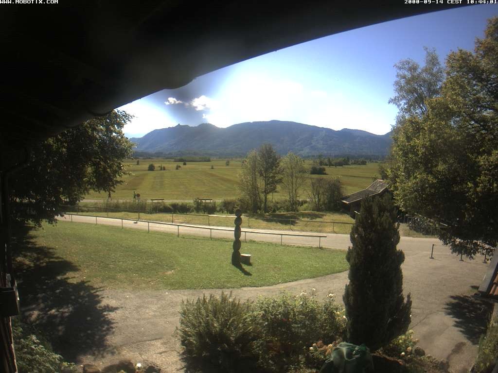 Archiv Foto Webcam Murnauer Moos am Biergarten Ähndl